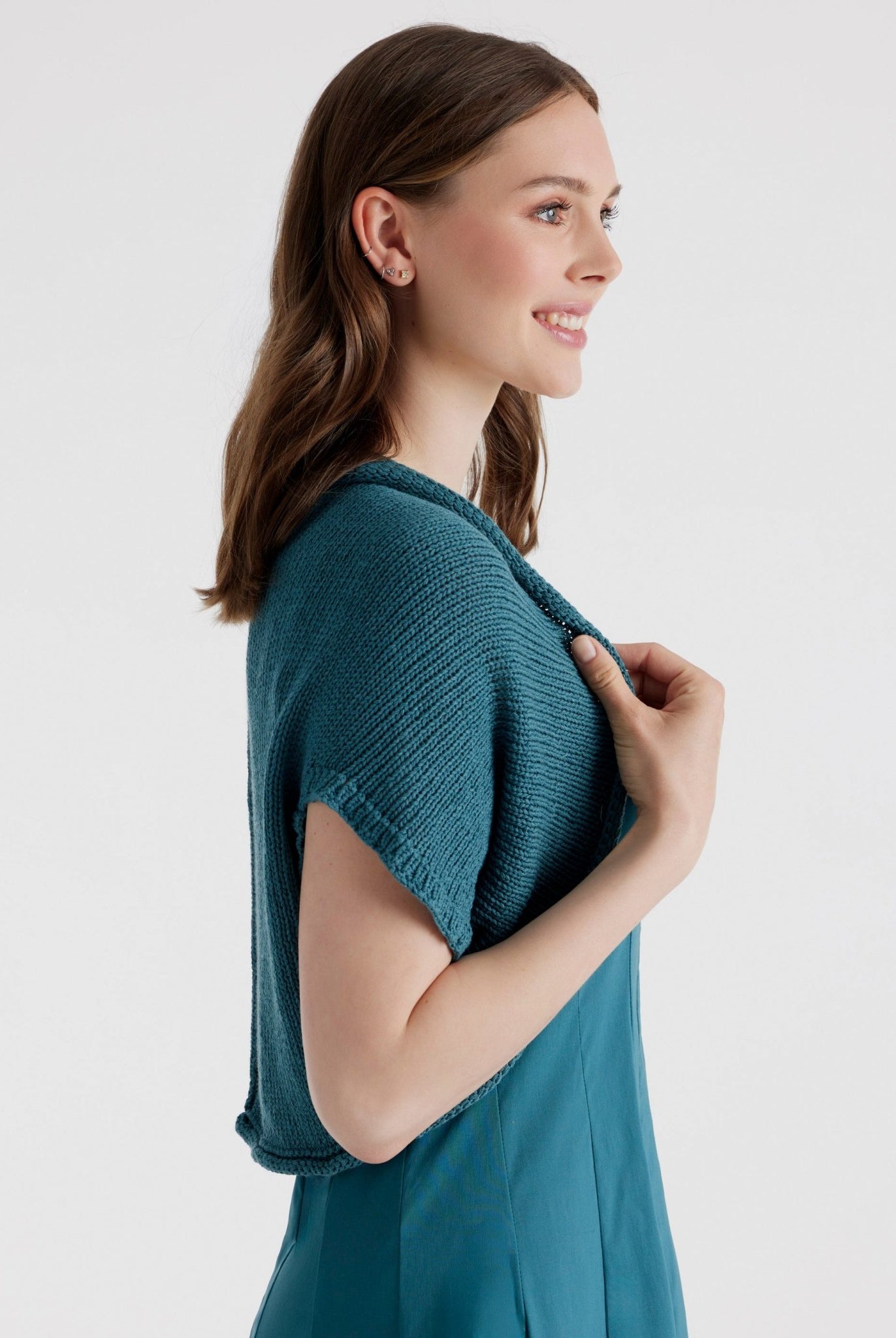 Weiter Strickbolero IPBOLLY aus Baumwollmix - FOX'S - Fashion