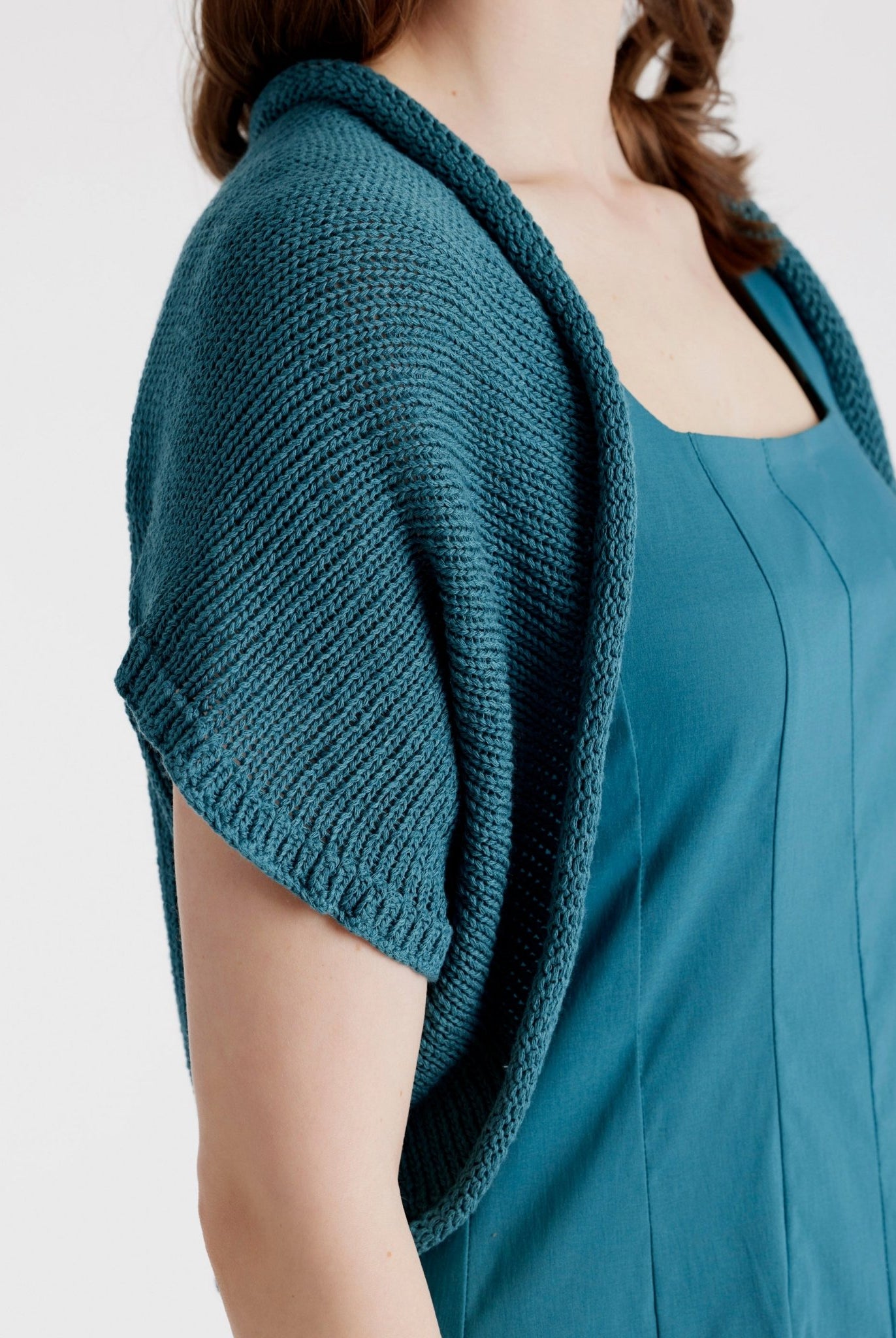 Weiter Strickbolero IPBOLLY aus Baumwollmix - FOX'S - Fashion