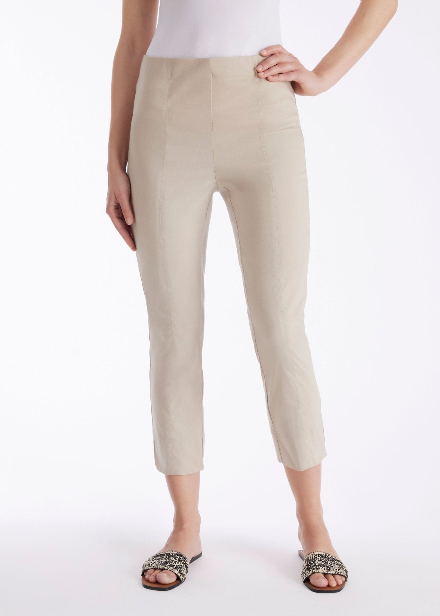 7/8 - Hose MESSINI mit Gummibund und schmaler Passform - FOX'S - Fashion