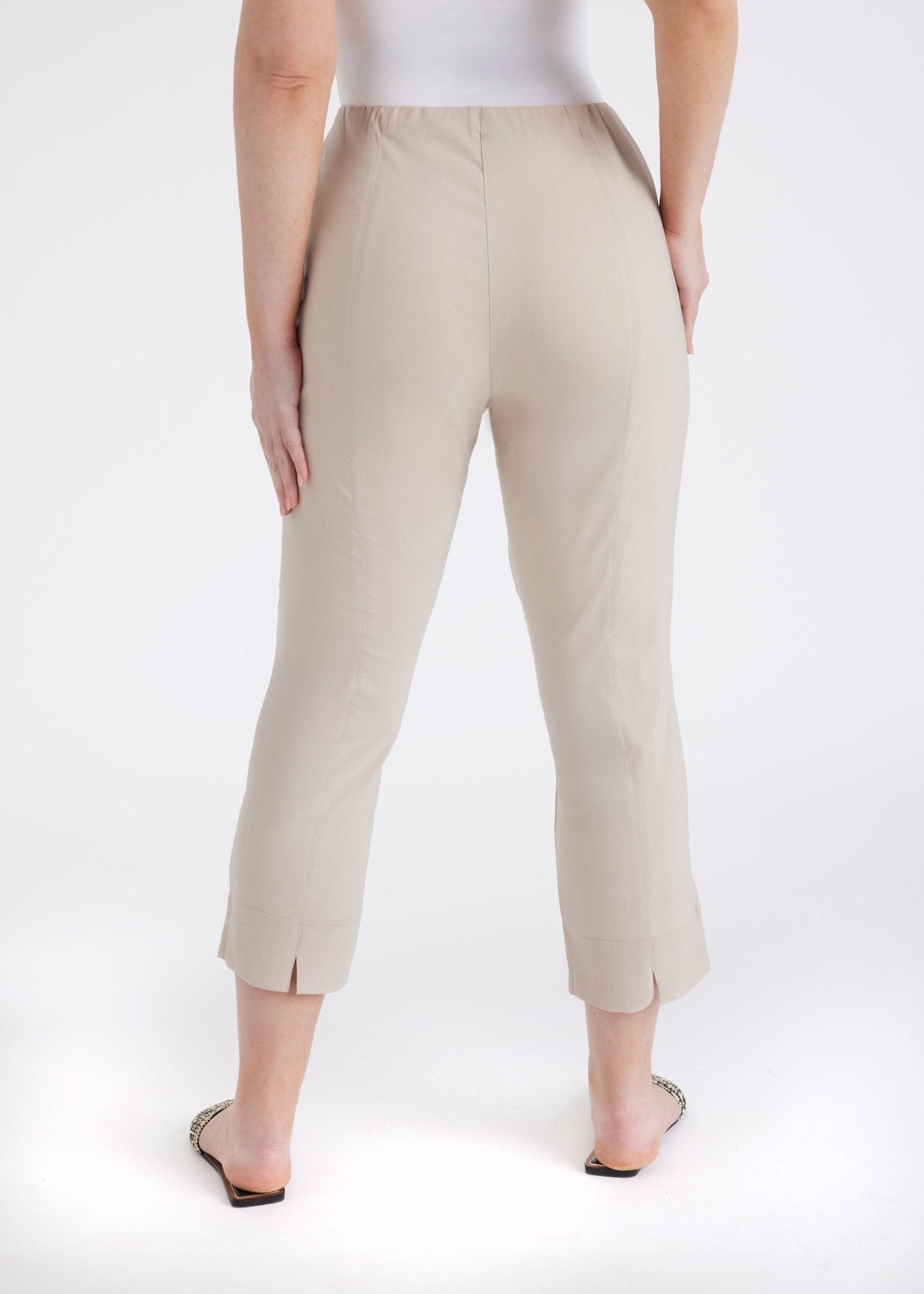 7/8 - Hose MESSINI mit Gummibund und schmaler Passform - FOX'S - Fashion