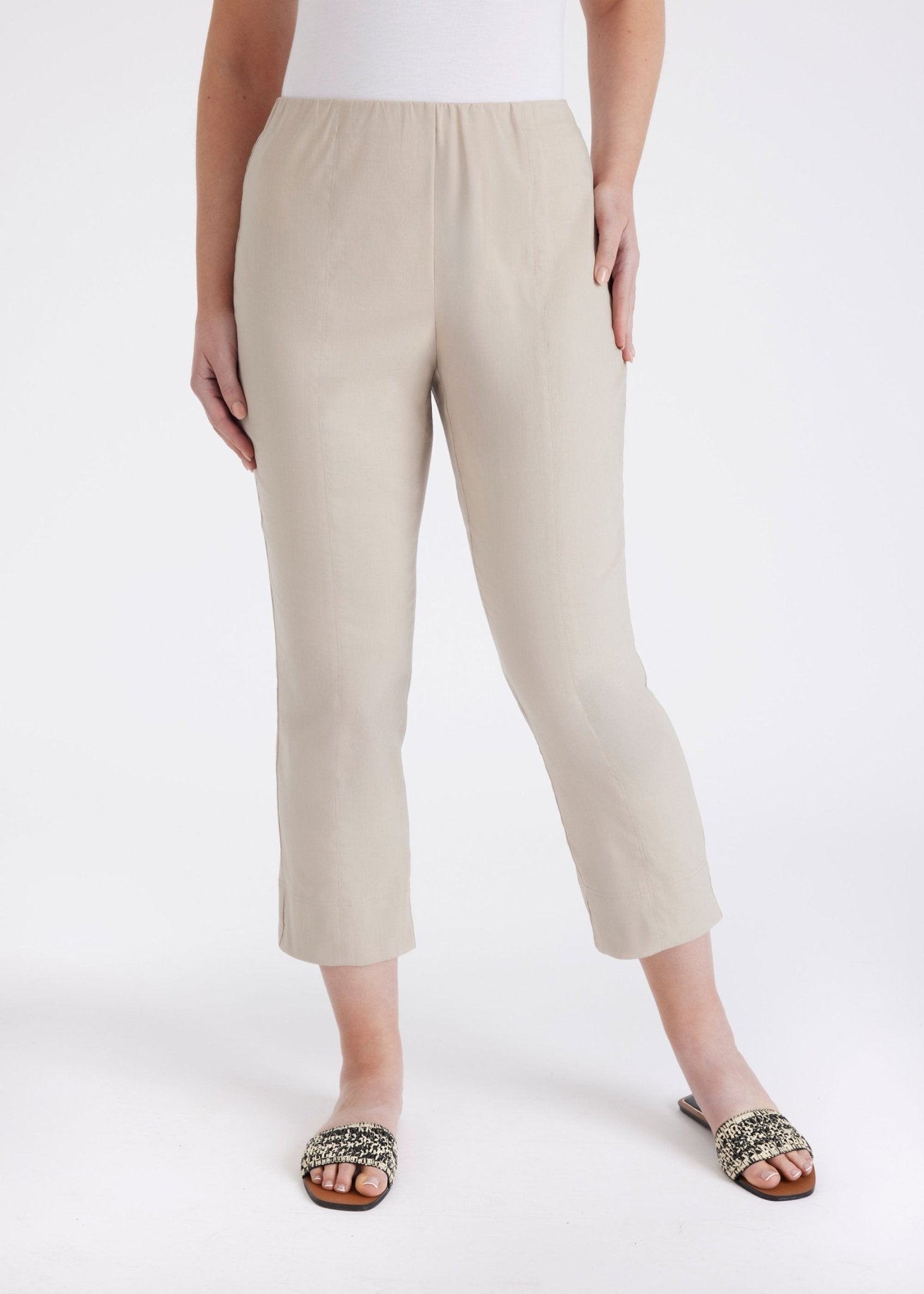 7/8 - Hose MESSINI mit Gummibund und schmaler Passform - FOX'S - Fashion