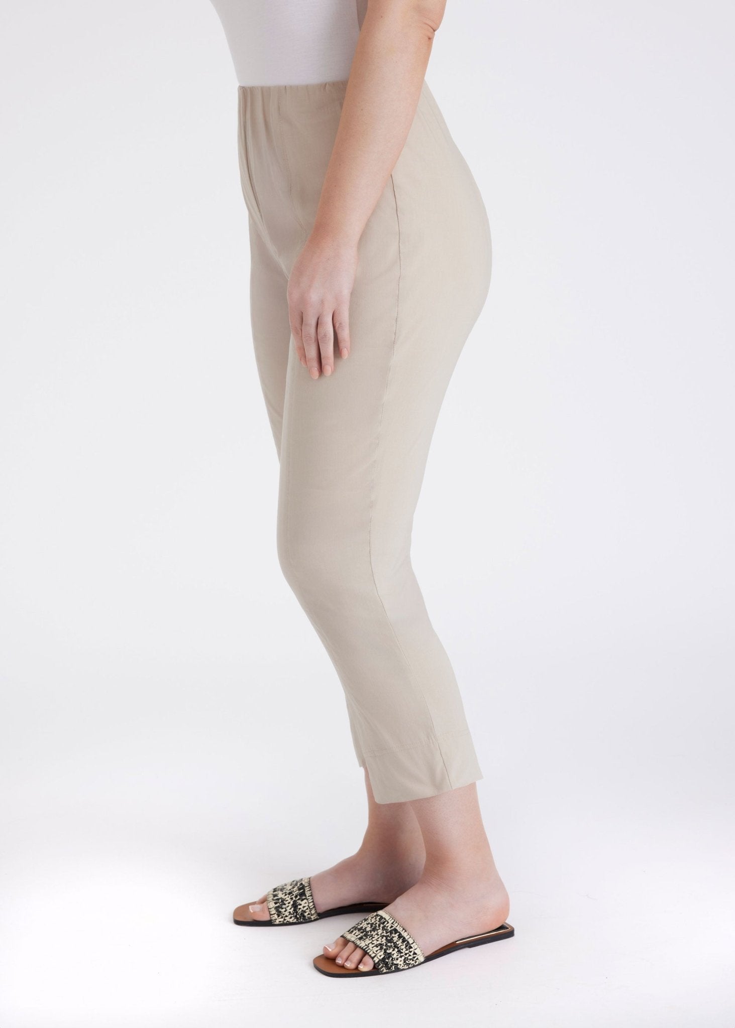 7/8 - Hose MESSINI mit Gummibund und schmaler Passform - FOX'S - Fashion