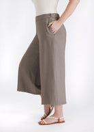 7/8 - Hose NUSIRI aus Rayon mit weitem Bein und seitlichem Reißverschluss - FOX'S - Fashion