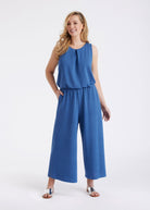 7/8 - Jumpsuit HIJUMP aus Feinstrick mit weitem Bein - FOX'S - Fashion