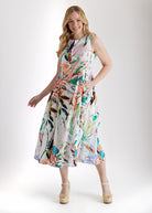 Tailliertes Midi - Kleid DEMONA aus Bio - Baumwolle - FOX'S - Fashion