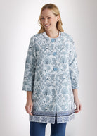 Gerade Longjacke EQUARDI in Jacquard aus Baumwollmix - FOX'S - Fashion