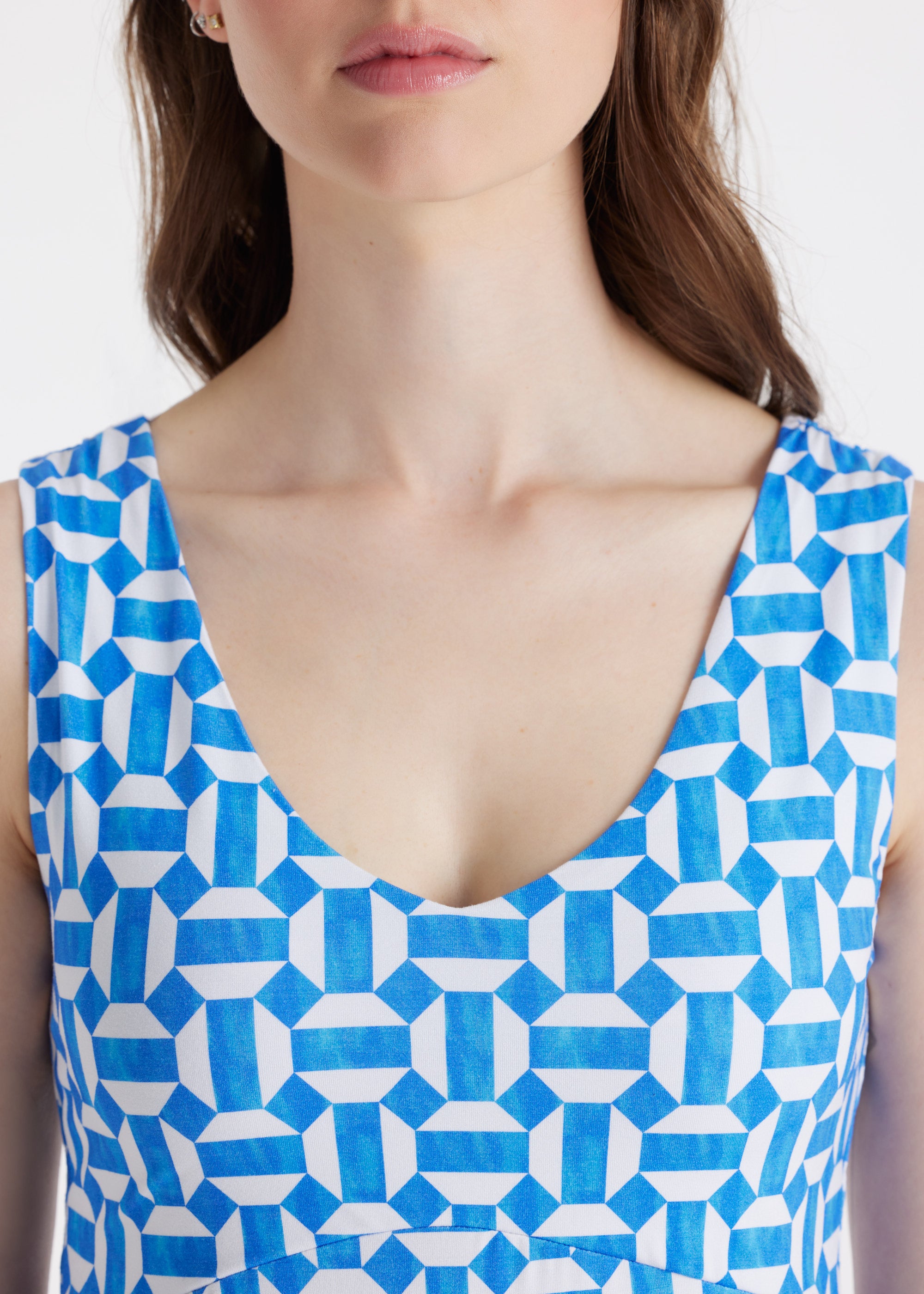 Midi - Kleid JILLY aus Viskosejersey in A - Linie - FOX'S - Fashion