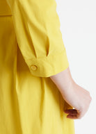 Tailliertes Hemdblusenkleid MYLADJA aus Baumwollmix mit Stretch - FOX'S - Fashion