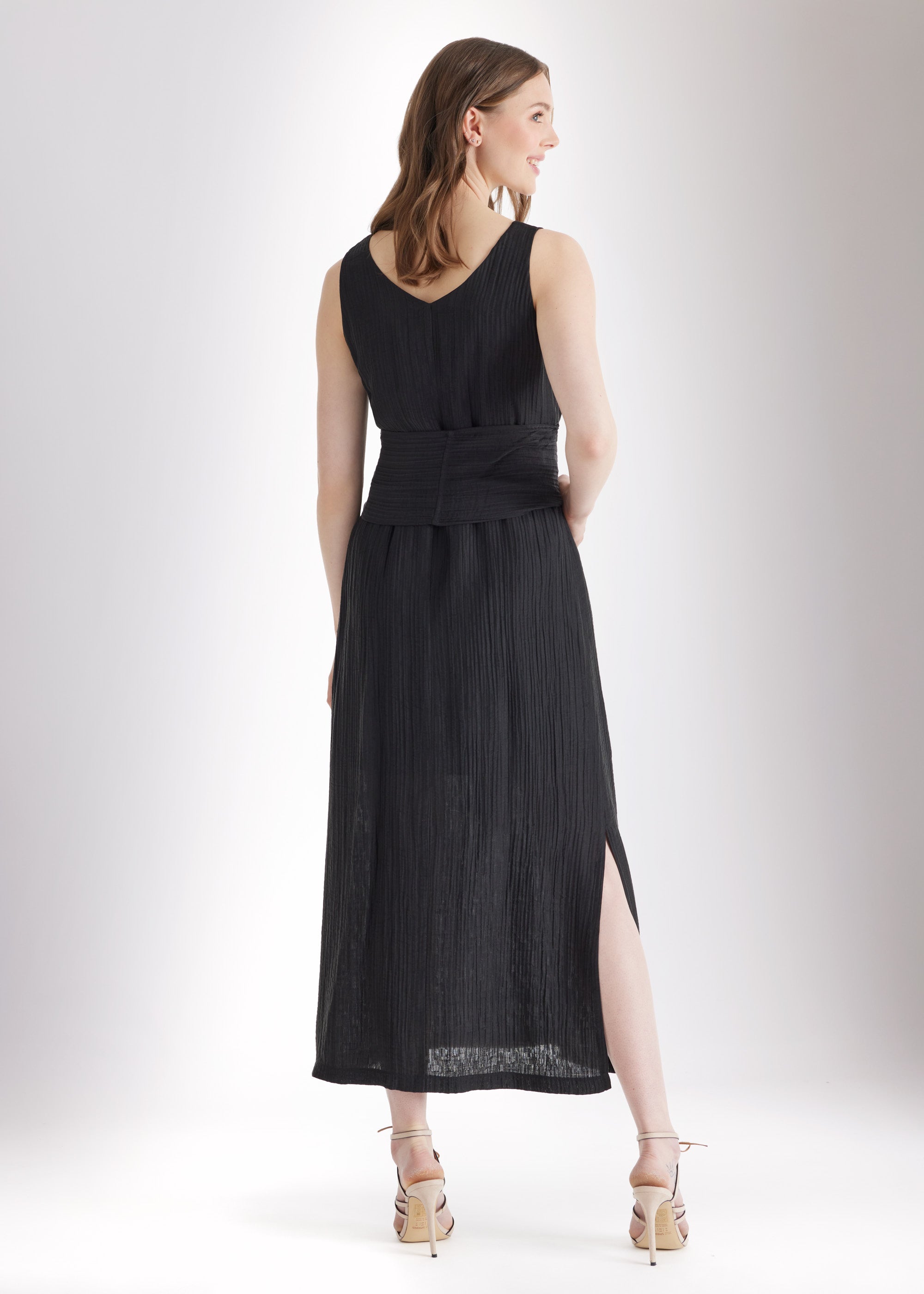 Gerades Midi - Kleid NATAVA aus Viskose - Lyocell - Mix - FOX'S - Fashion