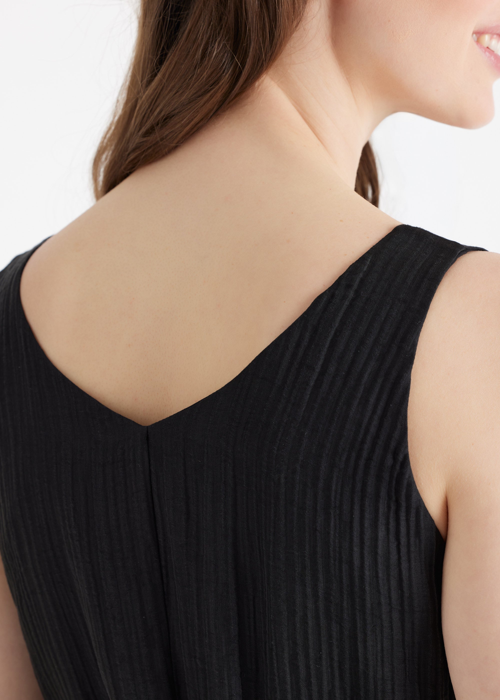 Gerades Midi - Kleid NATAVA aus Viskose - Lyocell - Mix - FOX'S - Fashion