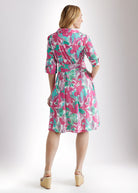 Tailliertes Kleid UDAXI aus Bio - Baumwolle - FOX'S - Fashion
