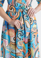 Tailliertes Kleid UDAXI aus Bio - Baumwolle - FOX'S - Fashion