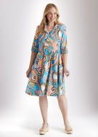 Tailliertes Kleid UDAXI aus Bio - Baumwolle - FOX'S - Fashion