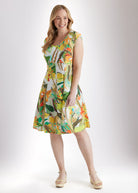 Tailliertes Kleid UNGANA aus Bio - Baumwolle - FOX'S - Fashion