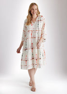 Kleid XYLONA aus Viskose - Mix in A - Linie - FOX'S - Fashion