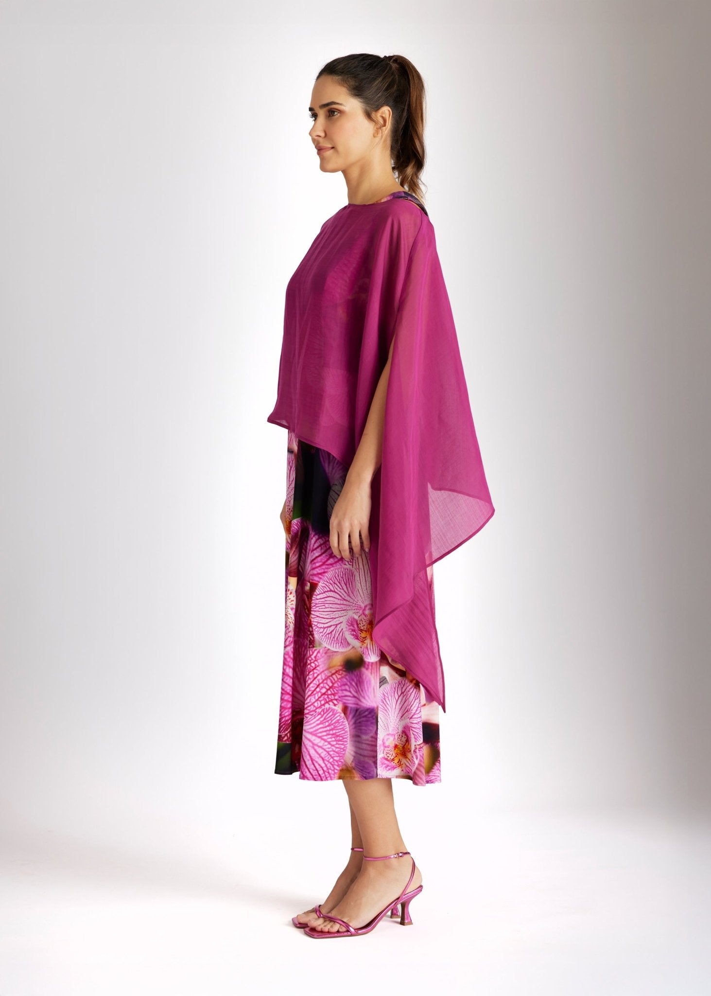 Asymmetrisches Sommercape NESTOLIA aus Tencel - Mix - FOX'S - Fashion