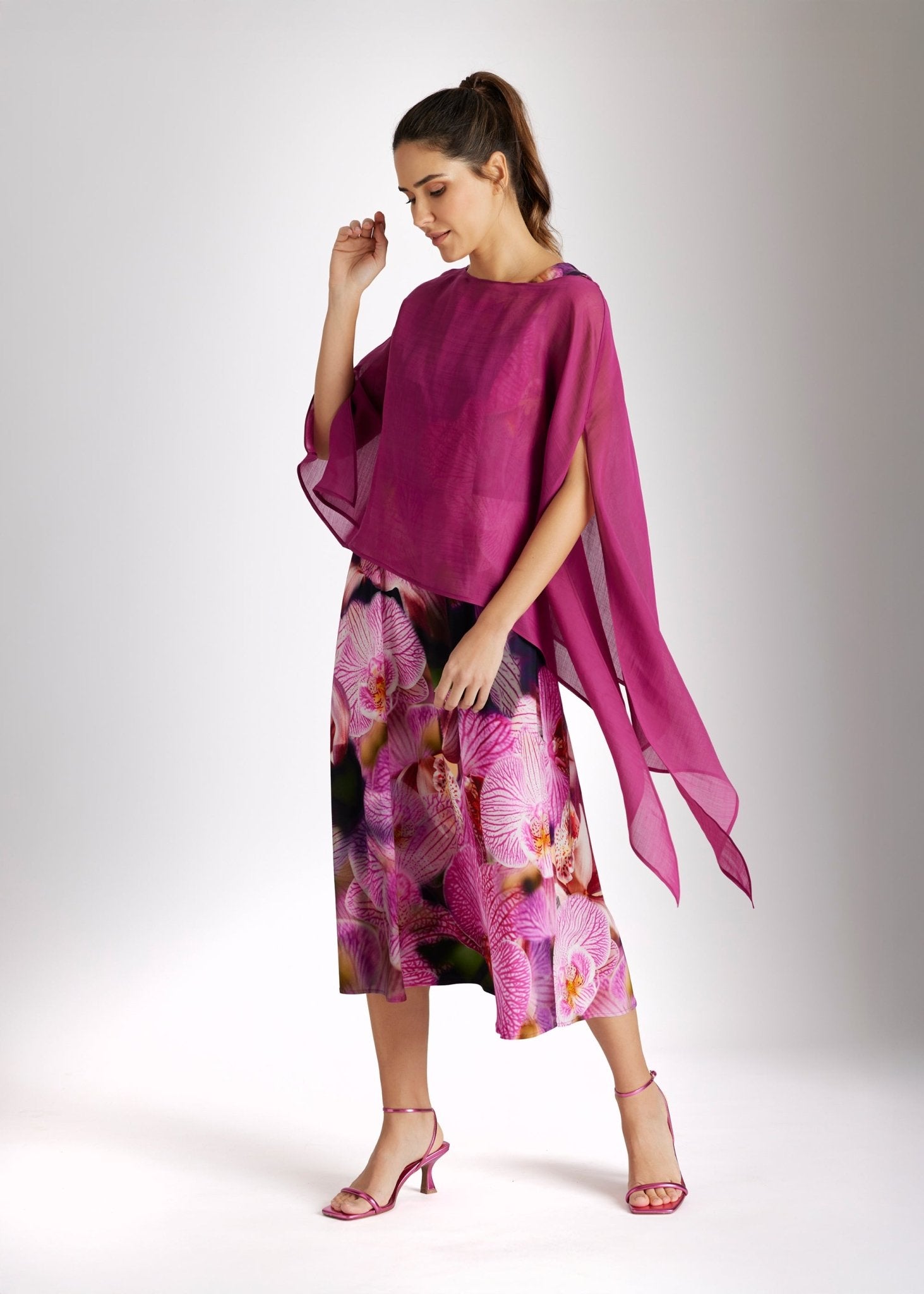 Asymmetrisches Sommercape NESTOLIA aus Tencel - Mix - FOX'S - Fashion