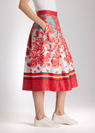 Ausgestellter Rock FAPIRO aus Bio - Baumwolle mit Reißverschluss - FOX'S - Fashion