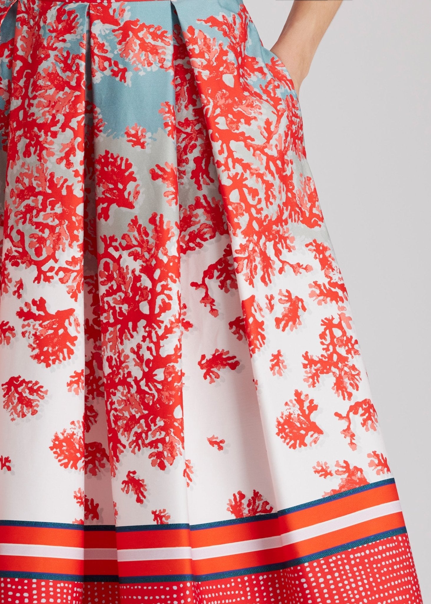 Ausgestellter Rock FAPIRO aus Bio - Baumwolle mit Reißverschluss - FOX'S - Fashion