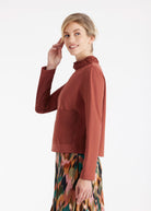 Bluse GYGATO mit Stehkragen und aufgesetzter Tasche - FOX'S - Fashion