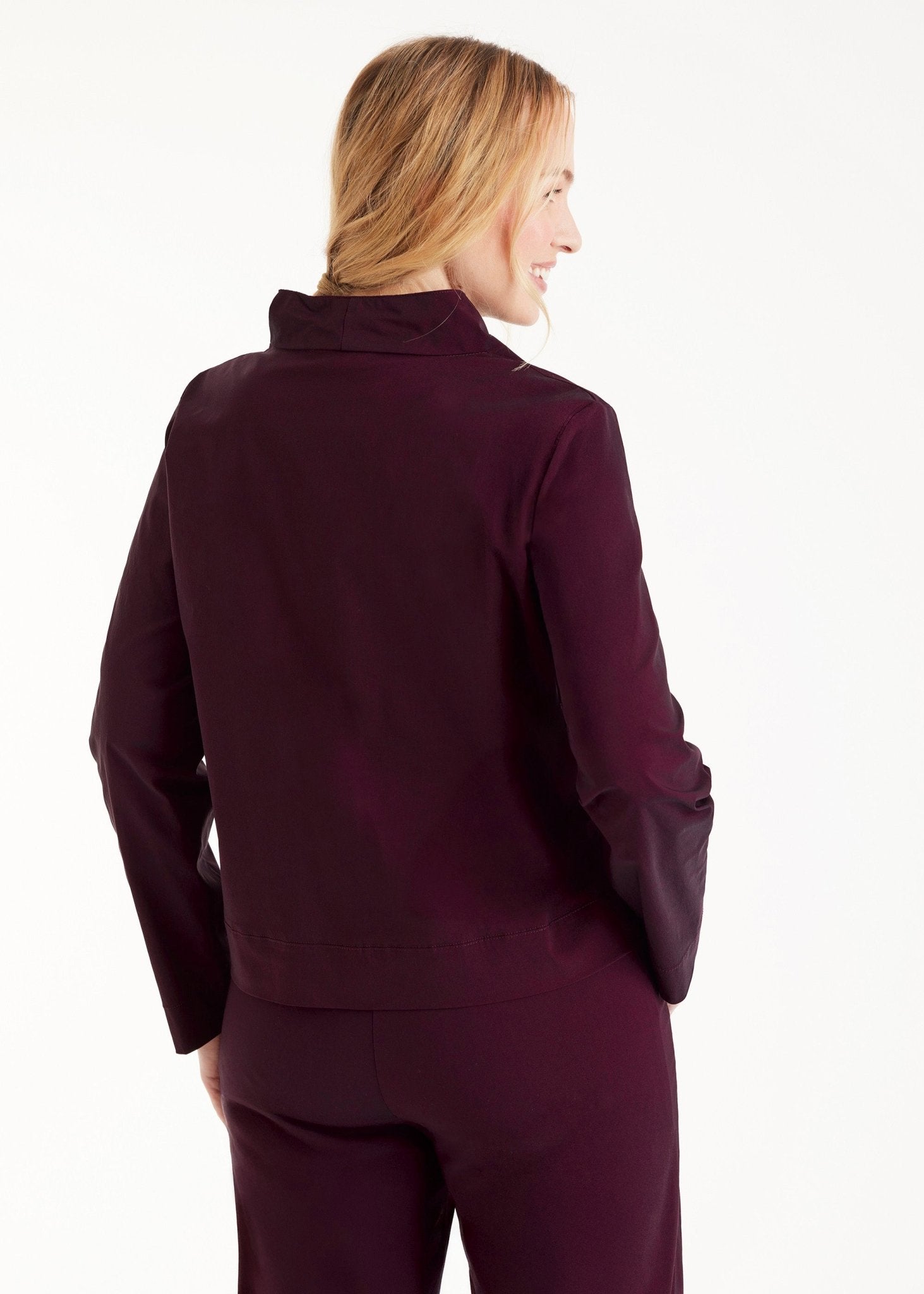 Bluse JIBRYX V - Ausschnitt und langem Arm - FOX'S - Fashion