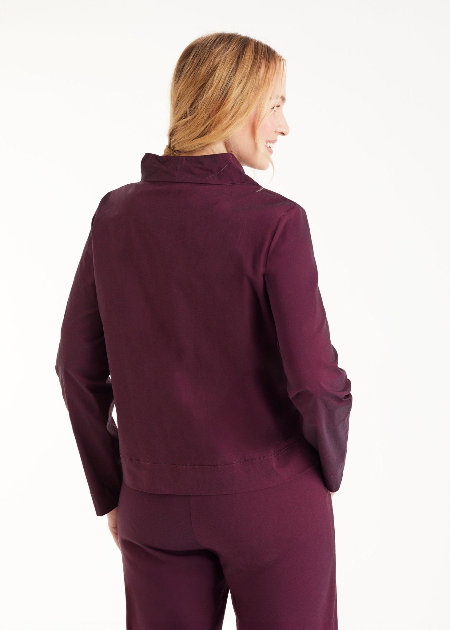 Bluse JIBRYX V - Ausschnitt und langem Arm - FOX'S - Fashion
