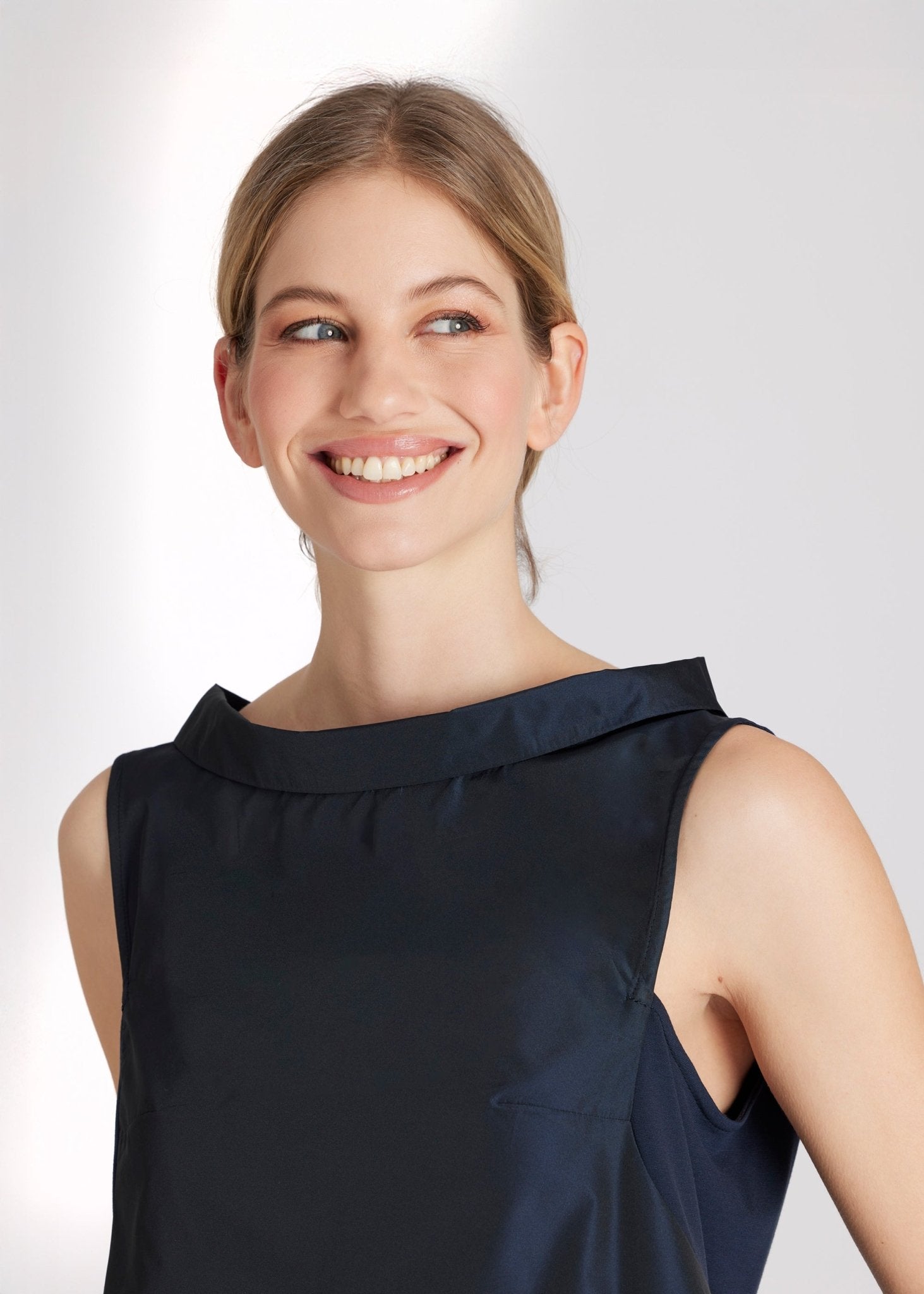 Bluse SENYZA aus Viskose und Taft in A - Linie - FOX'S - Fashion