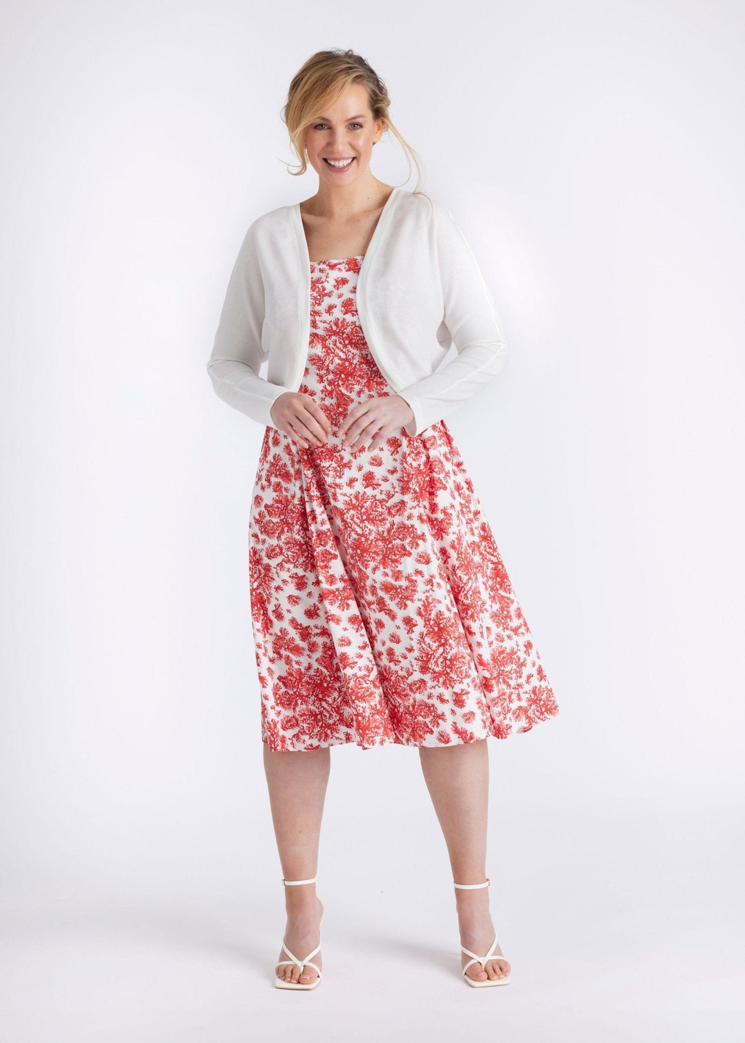 Bolero HERMYNA aus Feinstrick mit langem Arm - FOX'S - Fashion