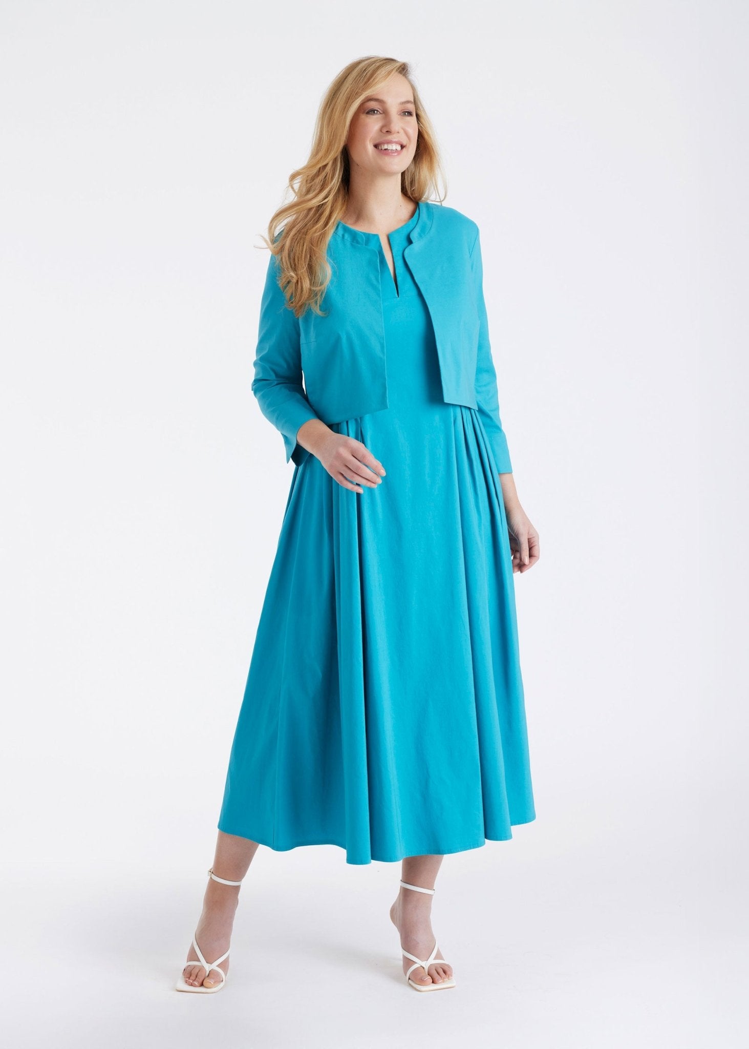 Bolero MYAGO aus Baumwolle mit 3/4 - Arm - FOX'S - Fashion