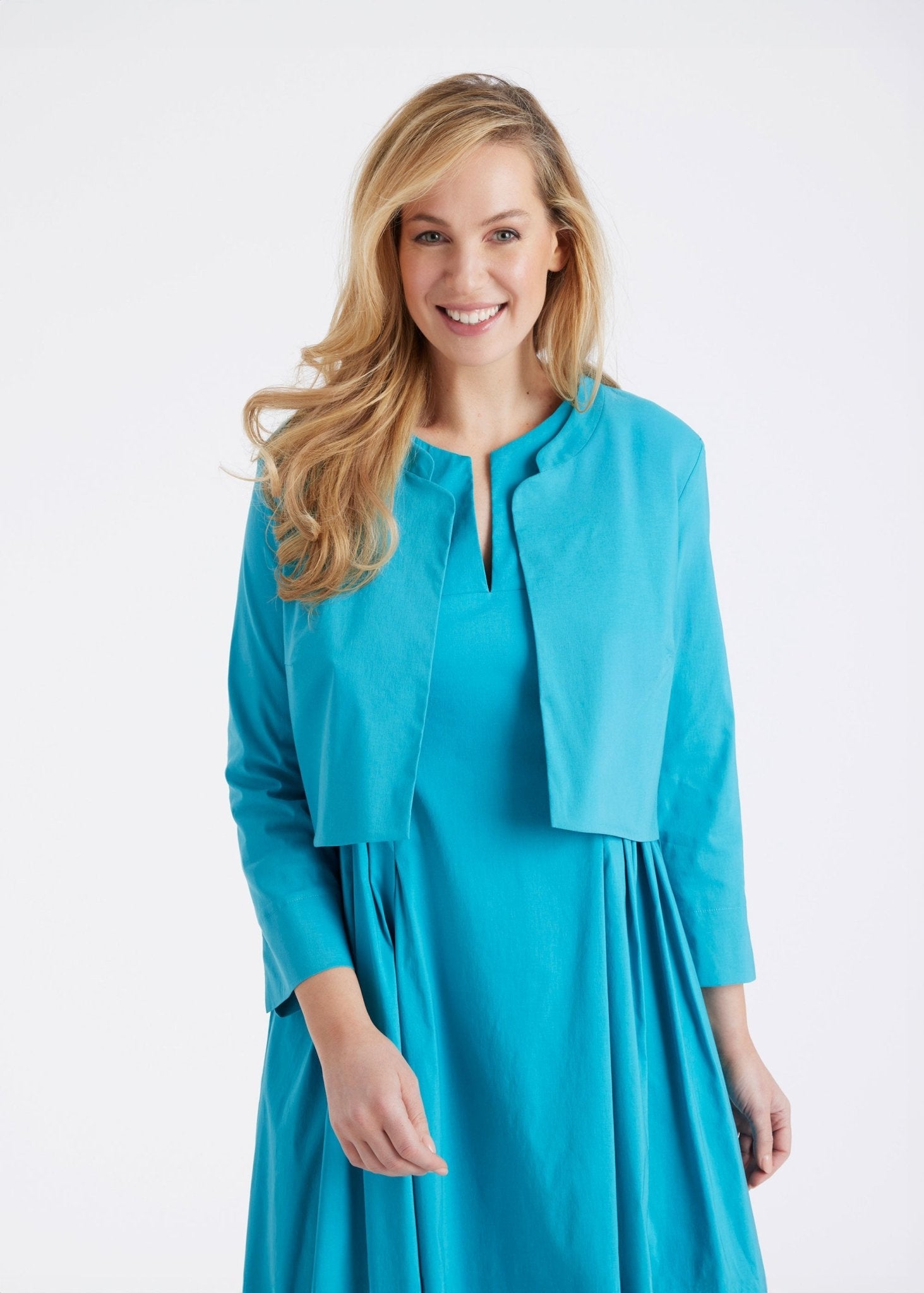 Bolero MYAGO aus Baumwolle mit 3/4 - Arm - FOX'S - Fashion