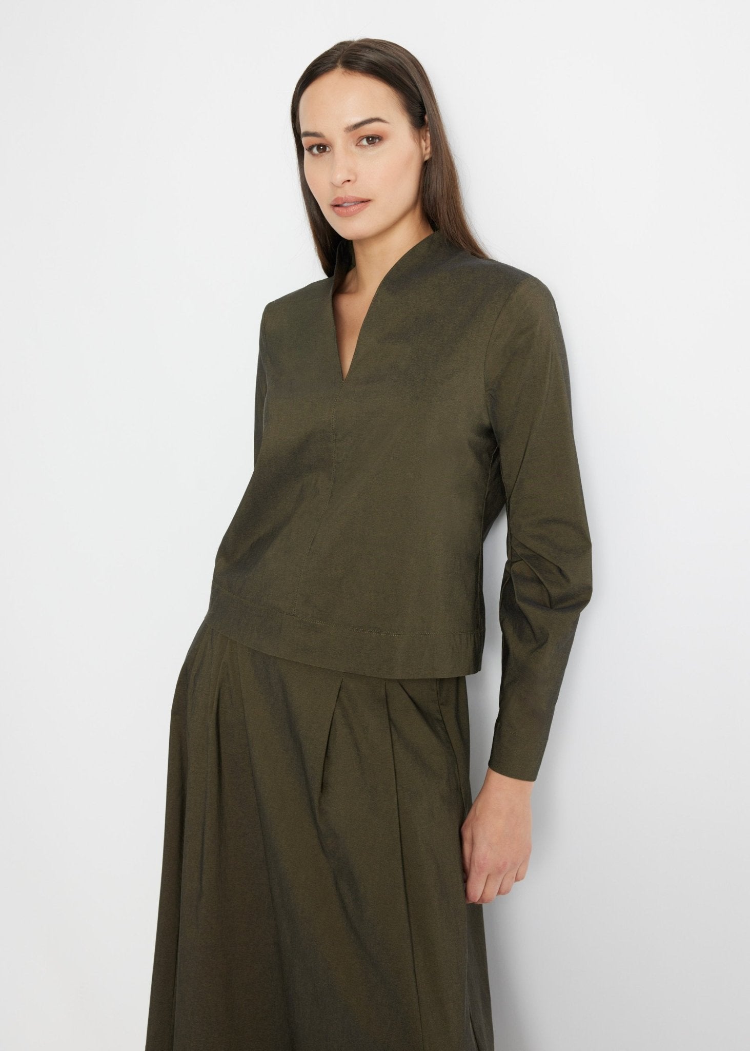 Gerade Bluse JIBRYX aus Viskose-Mix mit Stretch - FOX'S-Fashion