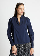 Gerade Bluse JIBRYX aus Viskose-Mix mit Stretch - FOX'S-Fashion