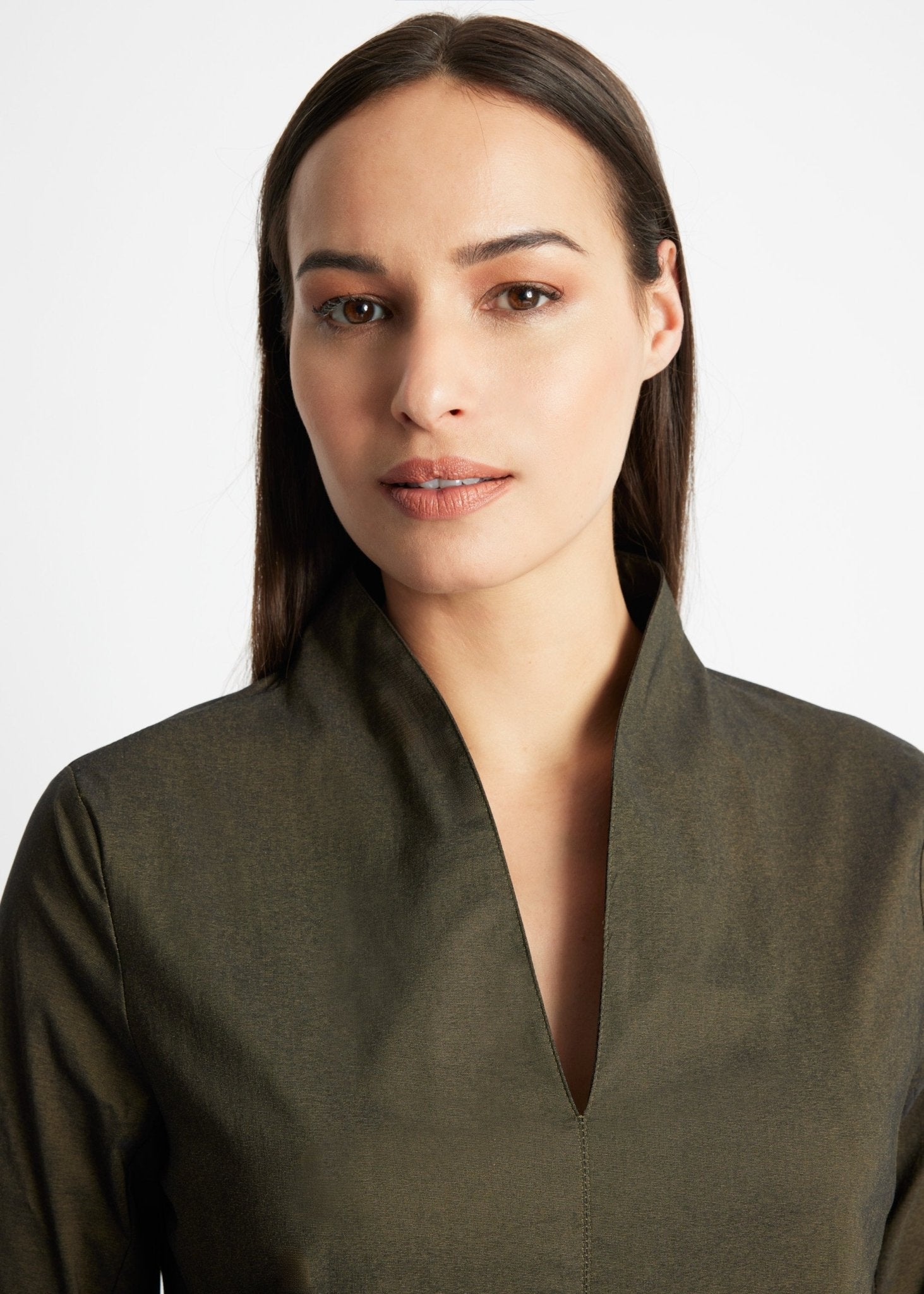 Gerade Bluse JIBRYX aus Viskose-Mix mit Stretch - FOX'S-Fashion