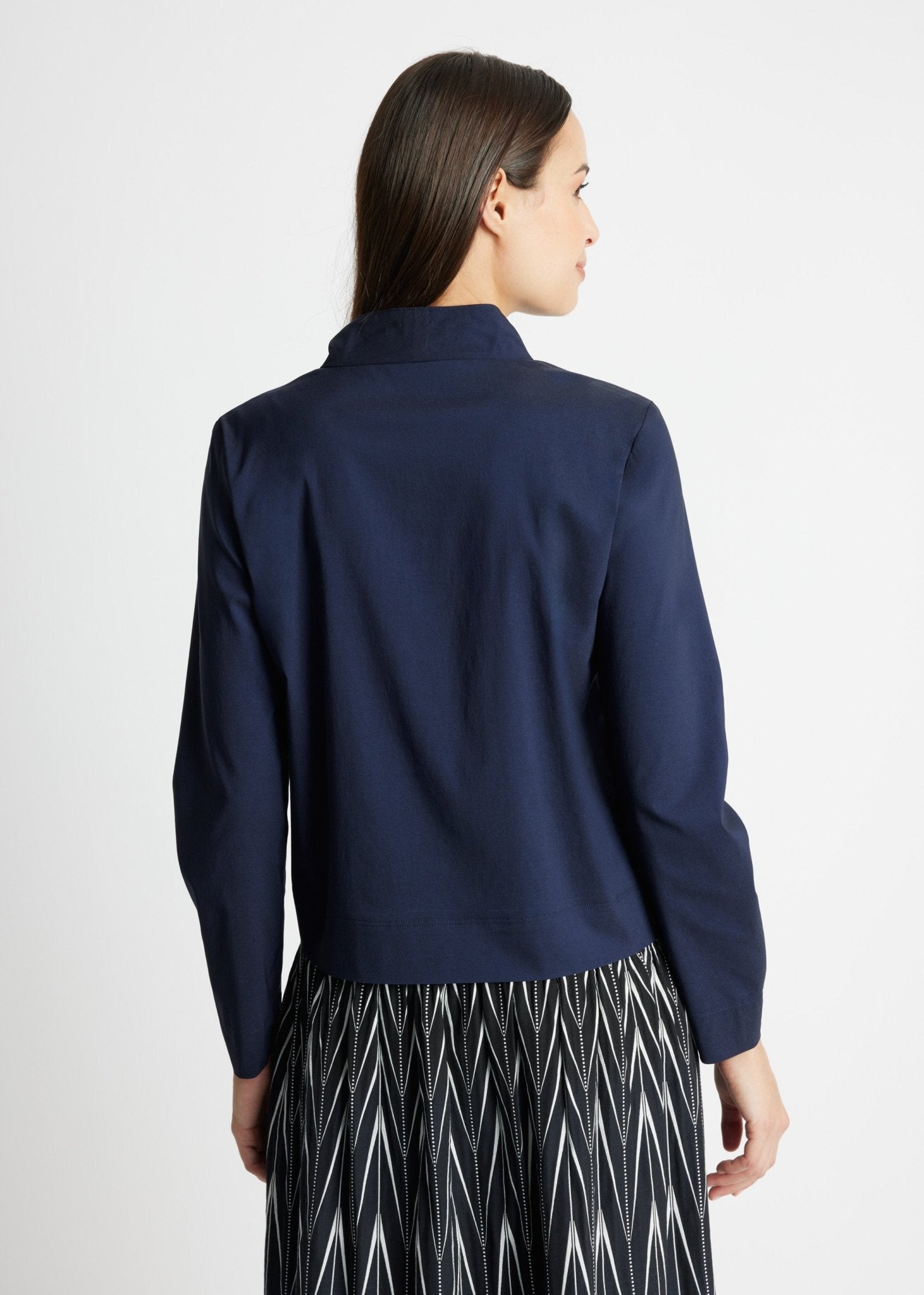 Gerade Bluse JIBRYX aus Viskose-Mix mit Stretch - FOX'S-Fashion