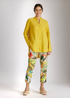 Gerade Longbluse BABLO aus leichtem Baumwollmix mit Stretch - FOX'S - Fashion