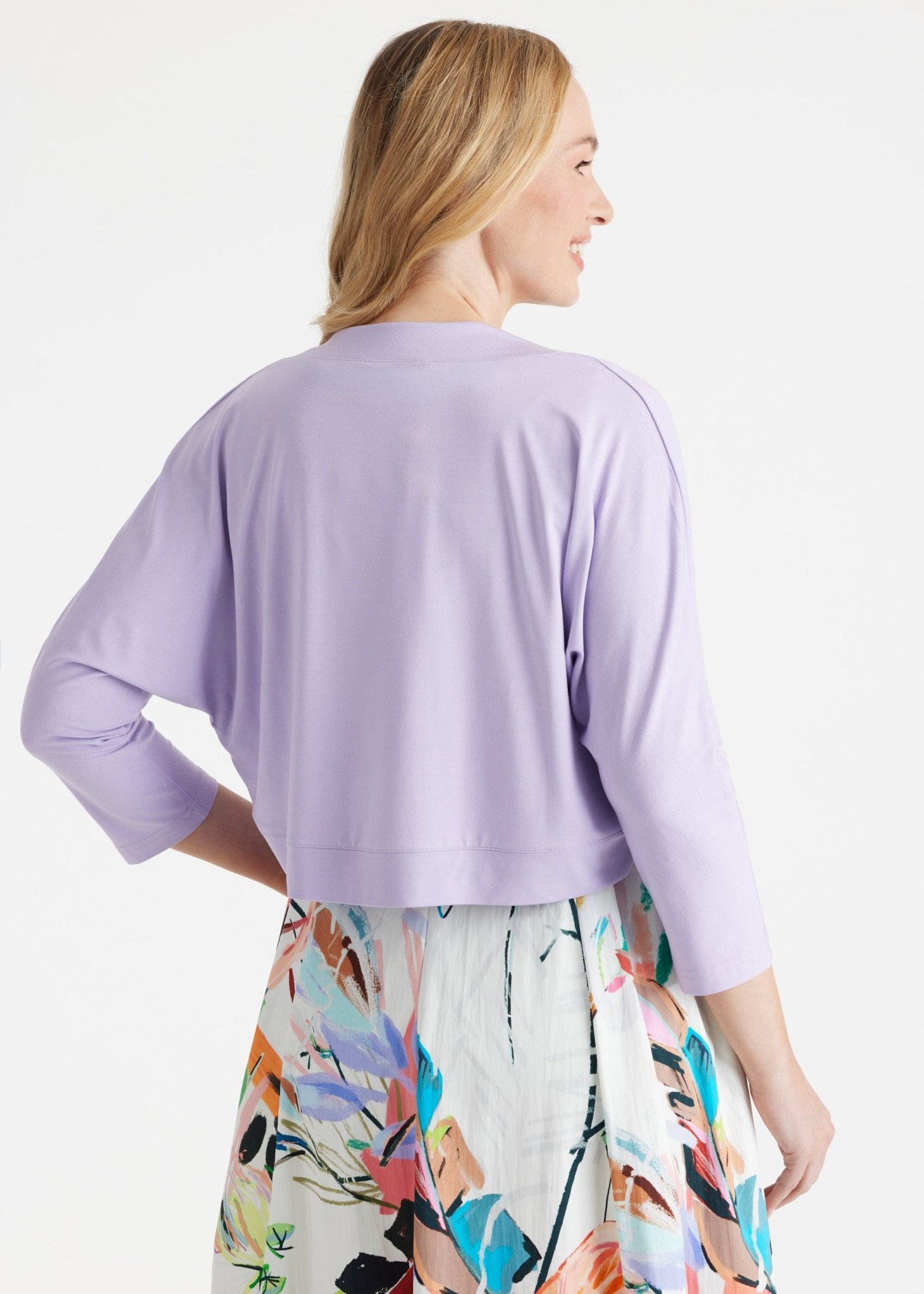Gerader Bolero CEBOLERA aus softem Viskosejersey - FOX'S - Fashion