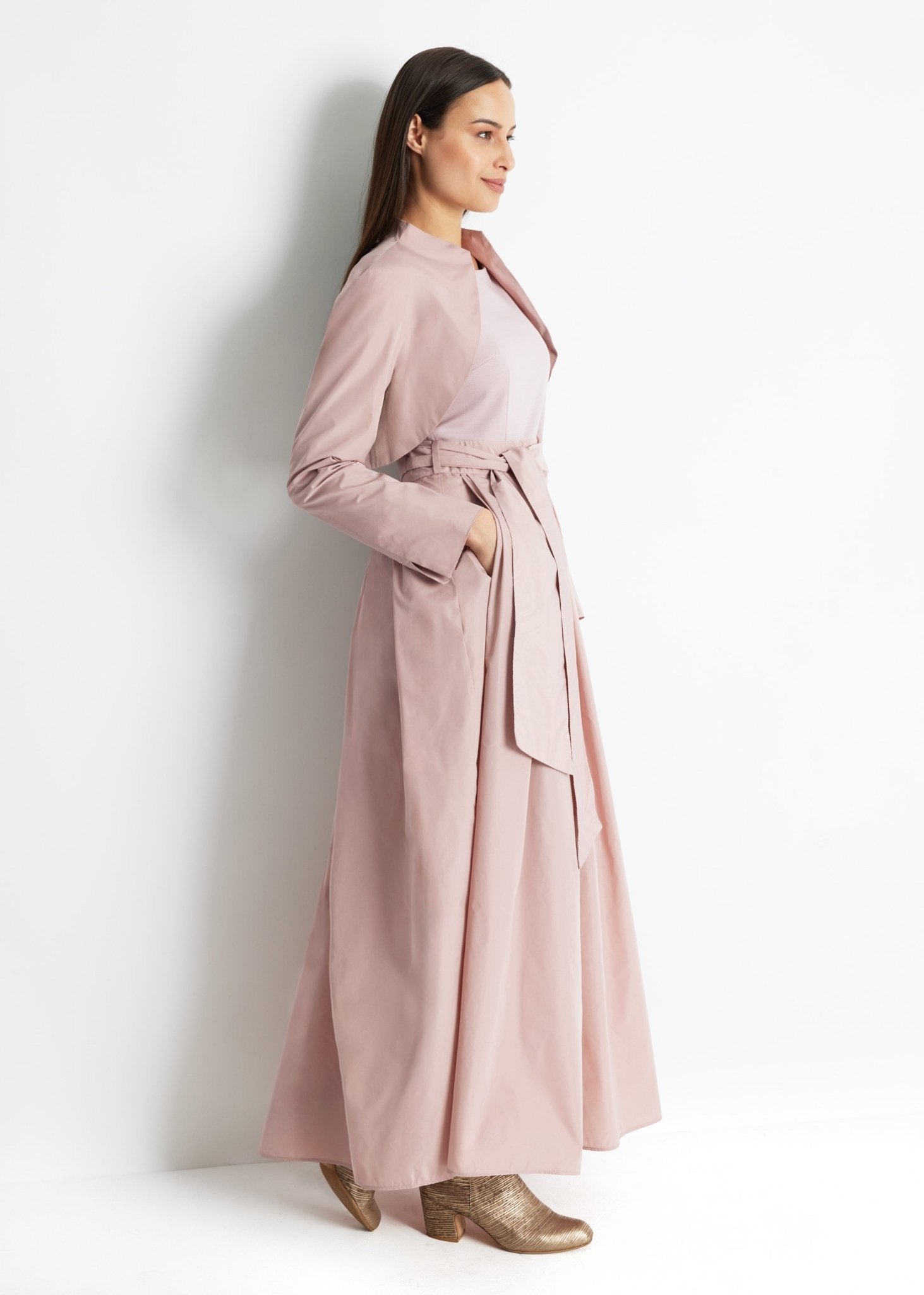 Gerader Bolero SUBOLI aus Taft ohne Verschluss - FOX'S-Fashion