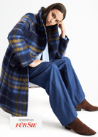 Gerader Mantel KARORA aus Schurwolle - FOX'S-Fashion