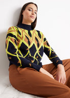 Gerader Strickpullover DARIBO aus Baumwoll-Mix - FOX'S-Fashion