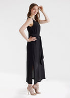 Gerades Midi - Kleid NATAVA aus Viskose - Lyocell - Mix - FOX'S - Fashion