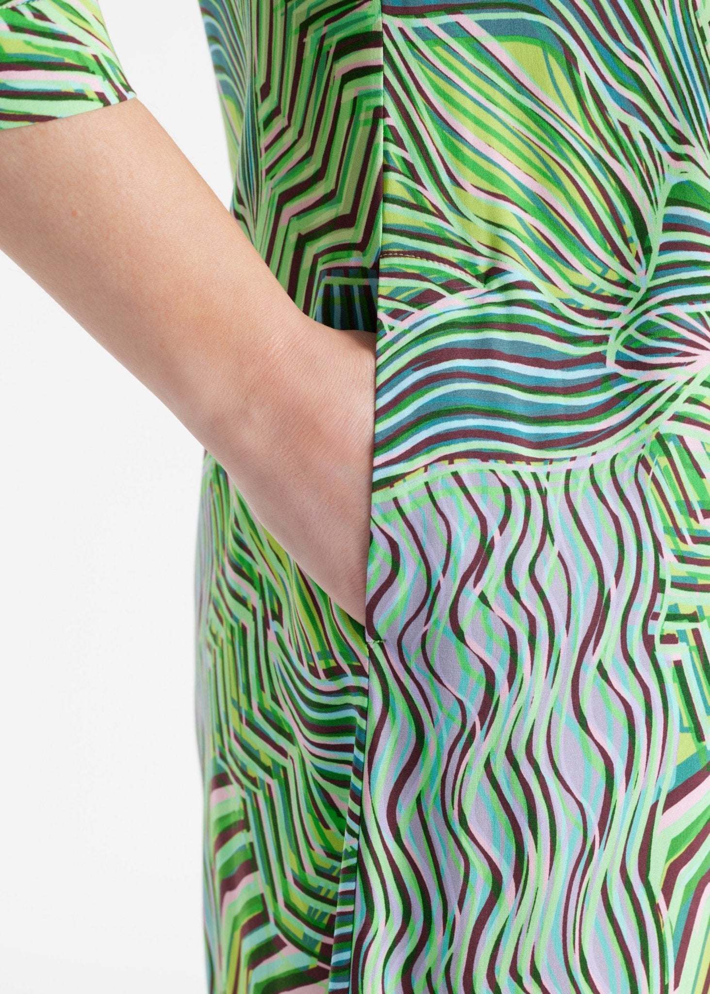 Gerades Midi - Kleid WOTALI aus Viskose - FOX'S - Fashion