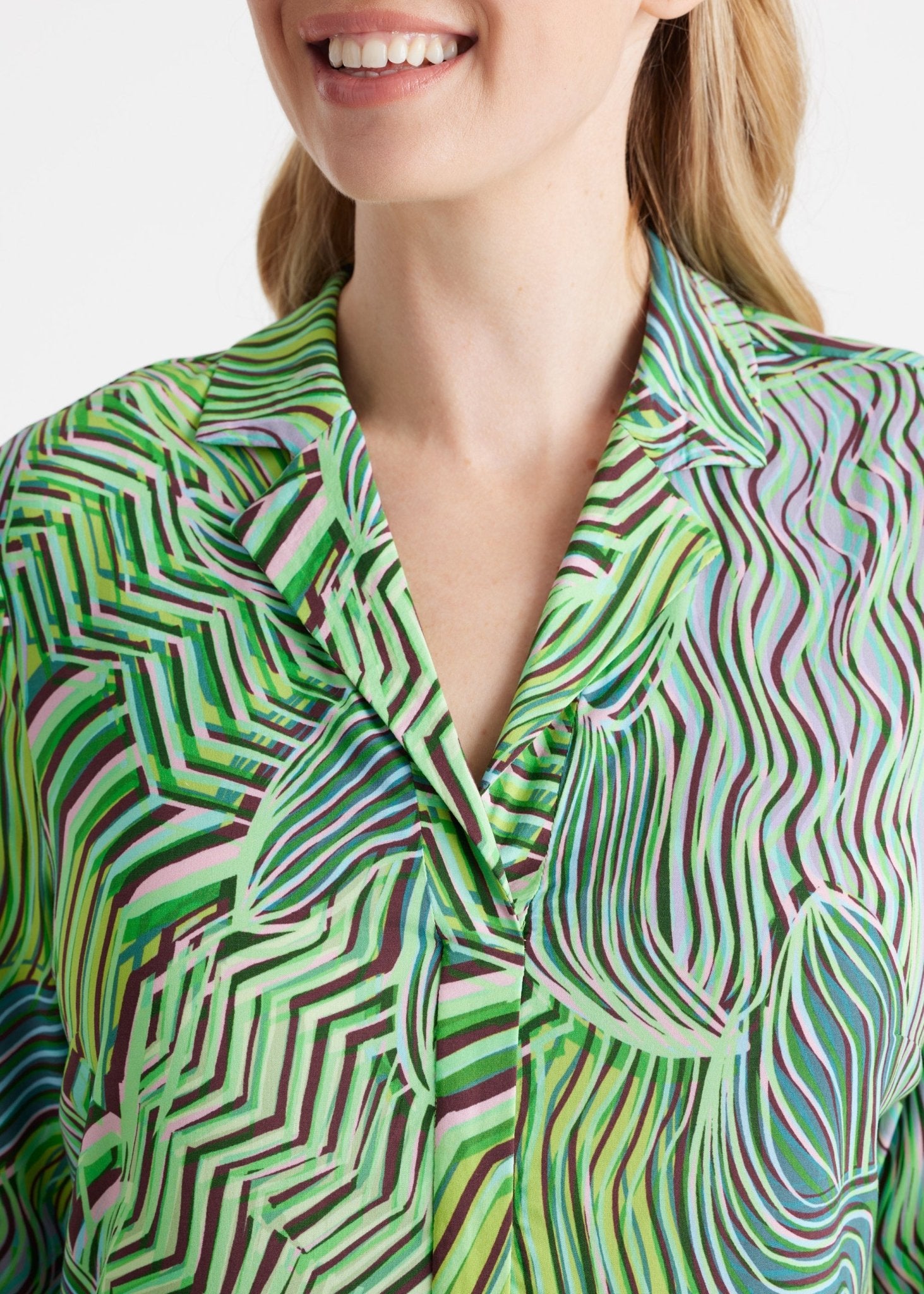 Gerades Midi - Kleid WOTALI aus Viskose - FOX'S - Fashion