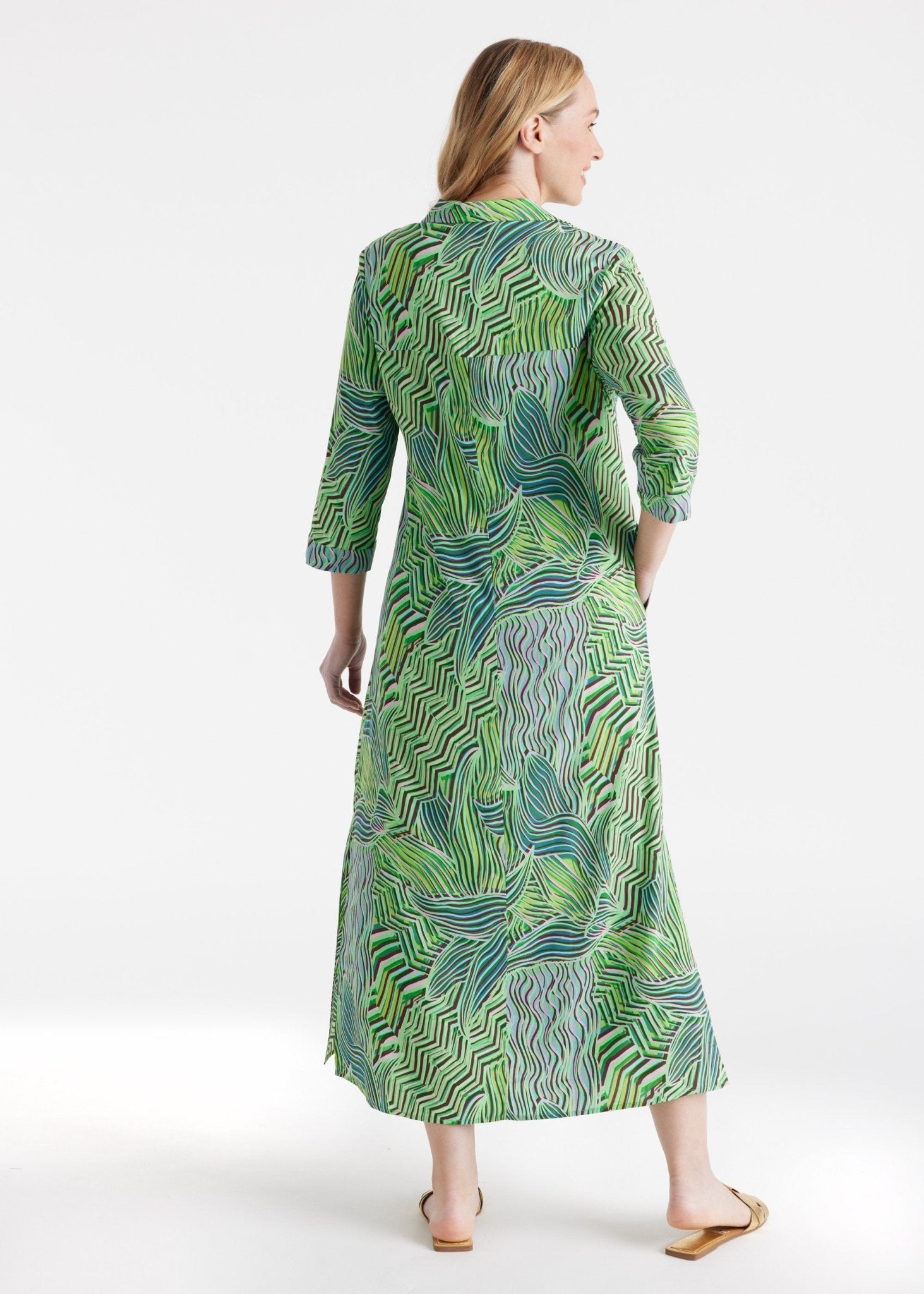 Gerades Midi - Kleid WOTALI aus Viskose - FOX'S - Fashion