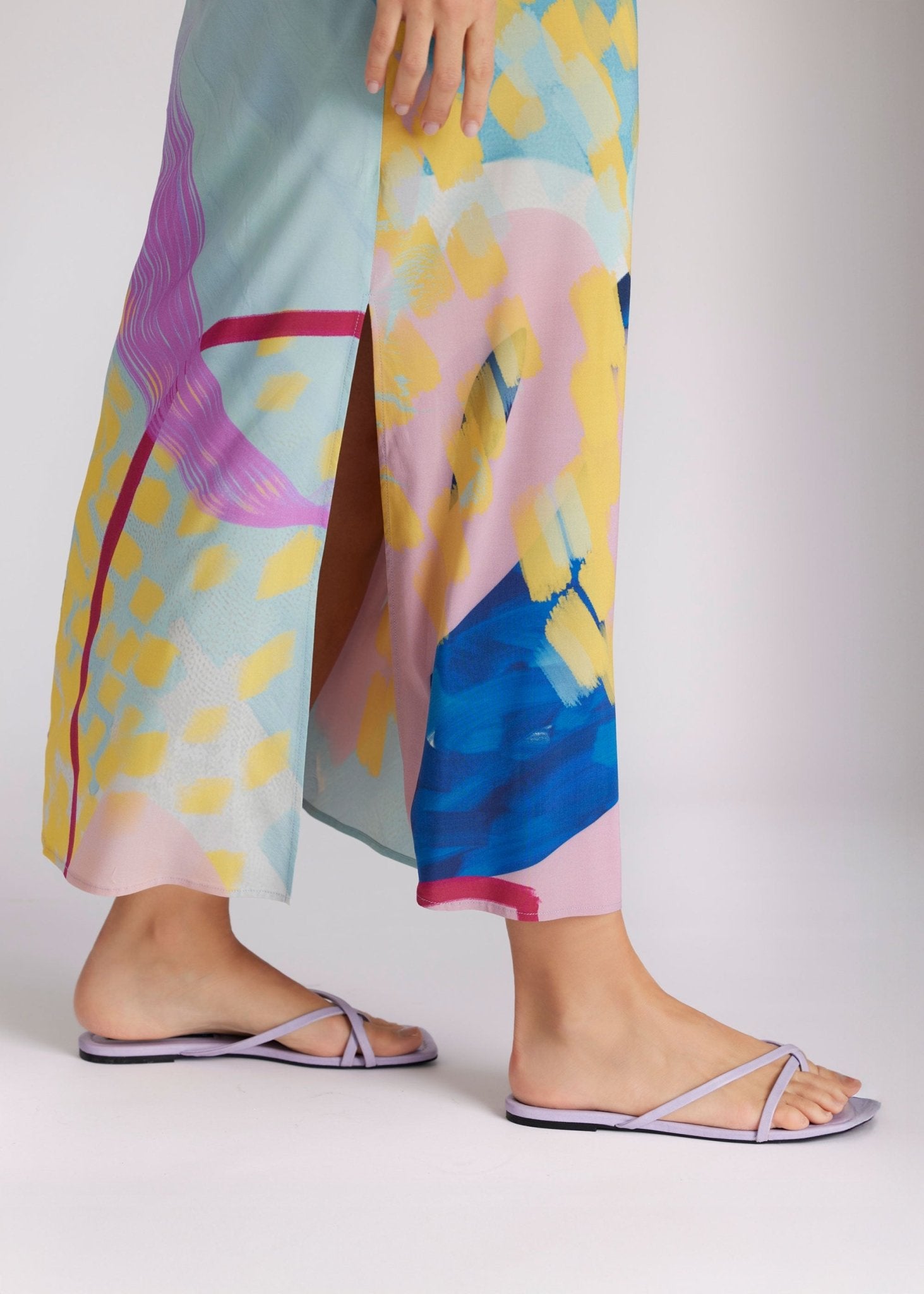 Gerades Midi - Kleid WUVITA aus Viskose - FOX'S - Fashion