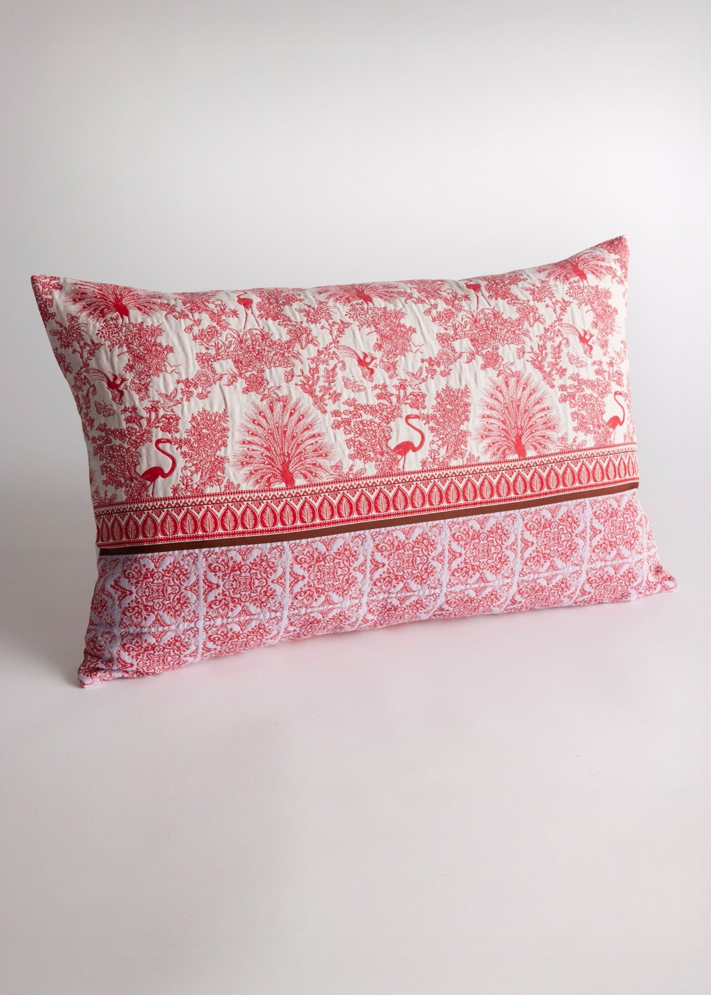 Gewebte Dekokissenhülle EVELIN in edlem Jacquard aus Baumwoll - Viskose - Mix - FOX'S - Fashion