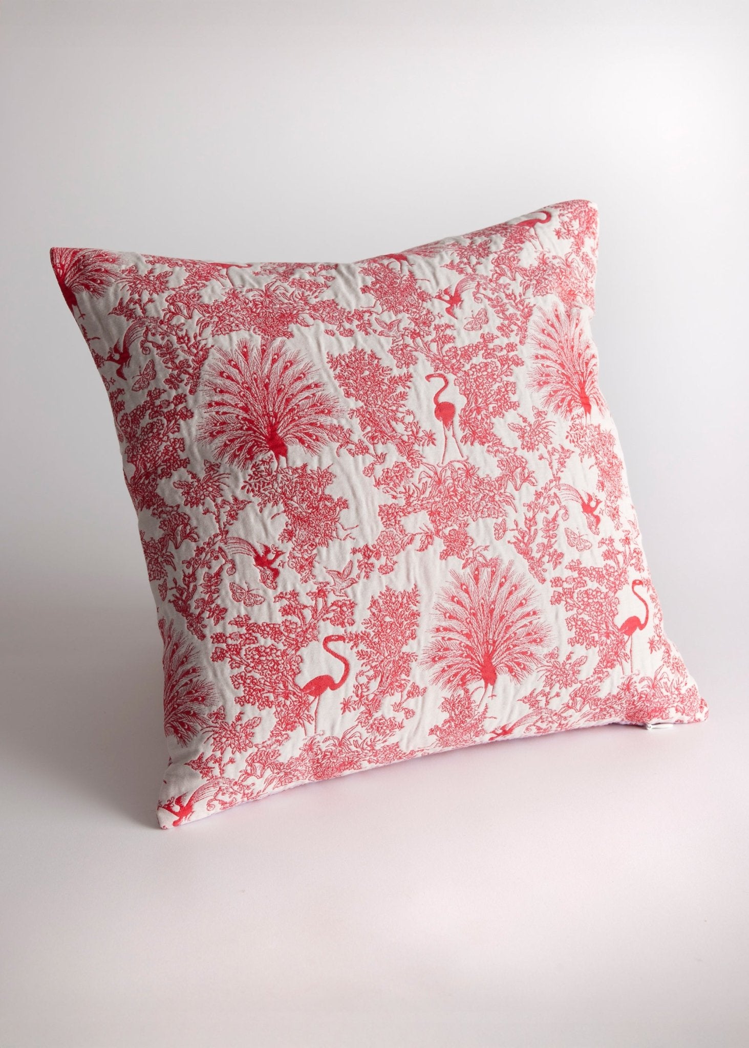 Gewebte Dekokissenhülle EVELIN in edlem Jacquard aus Baumwoll - Viskose - Mix - FOX'S - Fashion