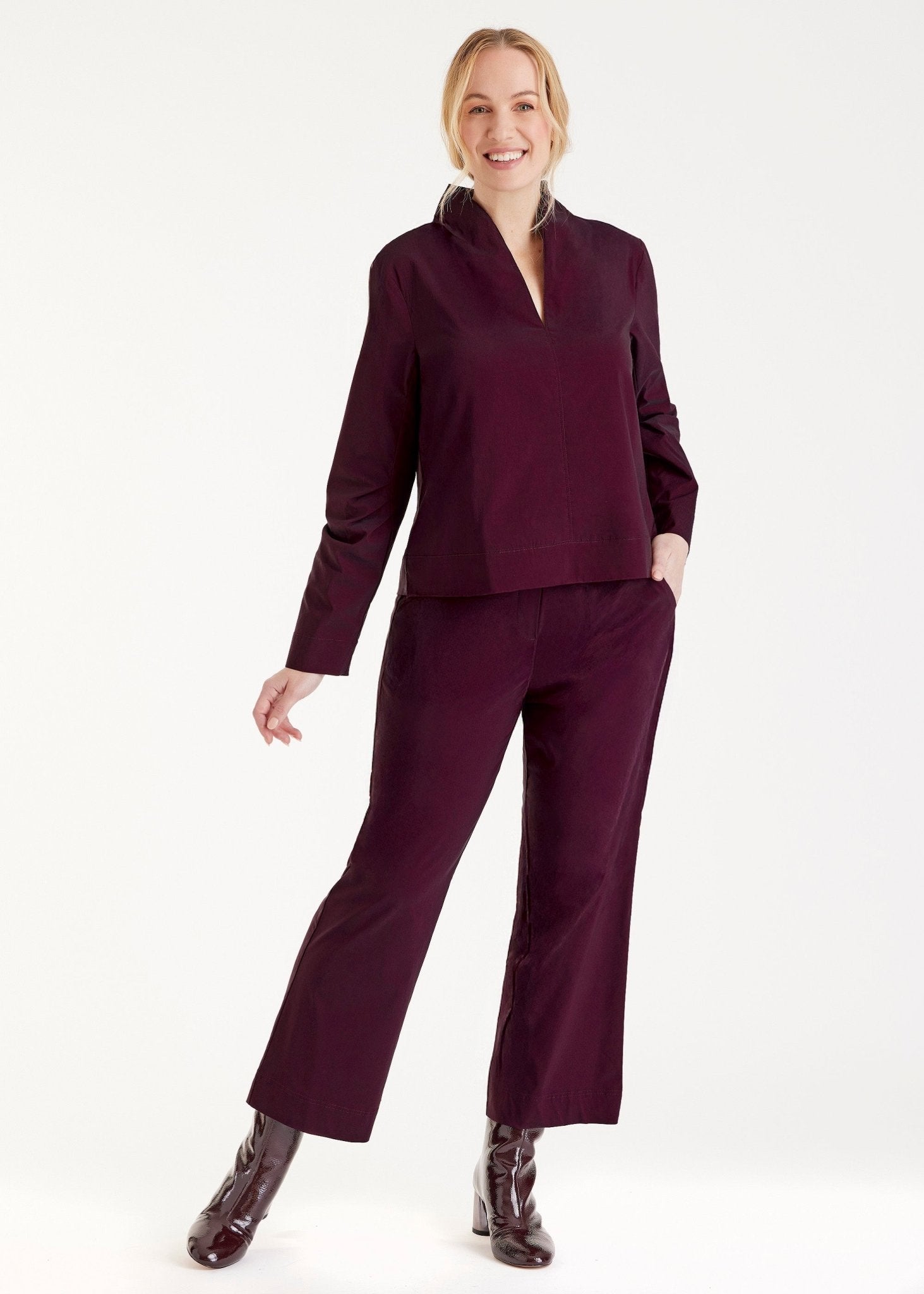 Hose JISTRA in 7/8 - Länge mit geradem Schnitt - FOX'S - Fashion