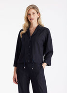 Jacke TAKIDA mit Knopfleiste und Tunnelzug - FOX'S - Fashion