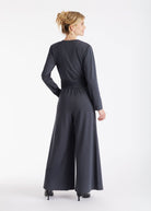 Jumpsuit GUMPSUI mit V - Ausschnitt und Bindegürtel - FOX'S - Fashion