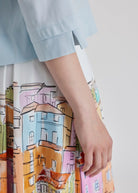 Kastige Bluse BUSHAKTY aus leichtem Baumwollmix mit Stretch - FOX'S - Fashion